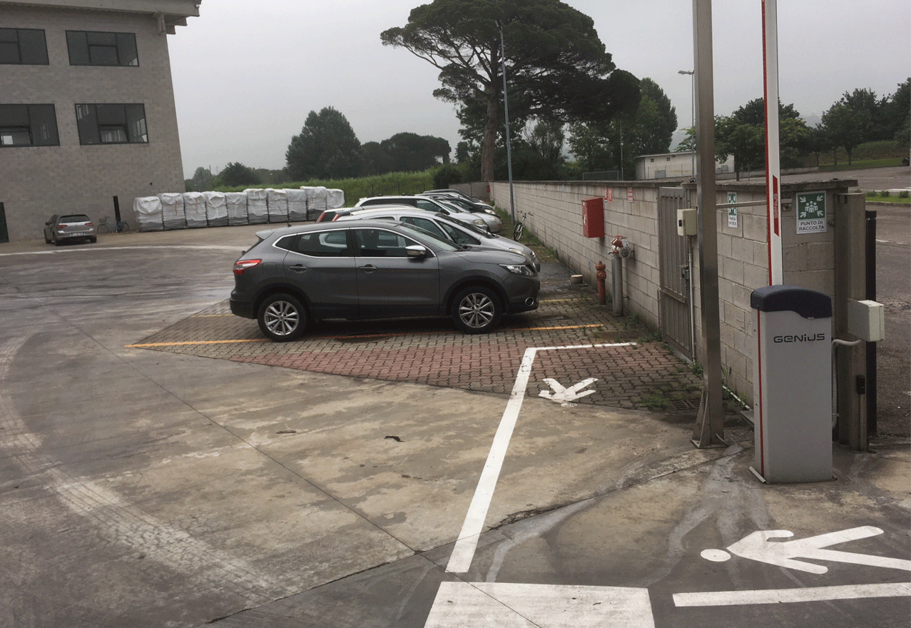 Stato ante-operam dello spazio di ubicazione della struttura di supporto dei moduli fotovoltaici dell'impianto progettato dallo Studio Tecnico Casalini